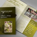 Florist brochure collateral design