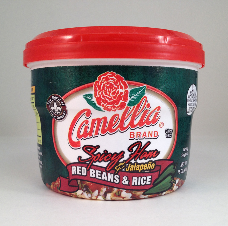 Camellia Product Packaging Spicy Ham and Jalapeno Beans