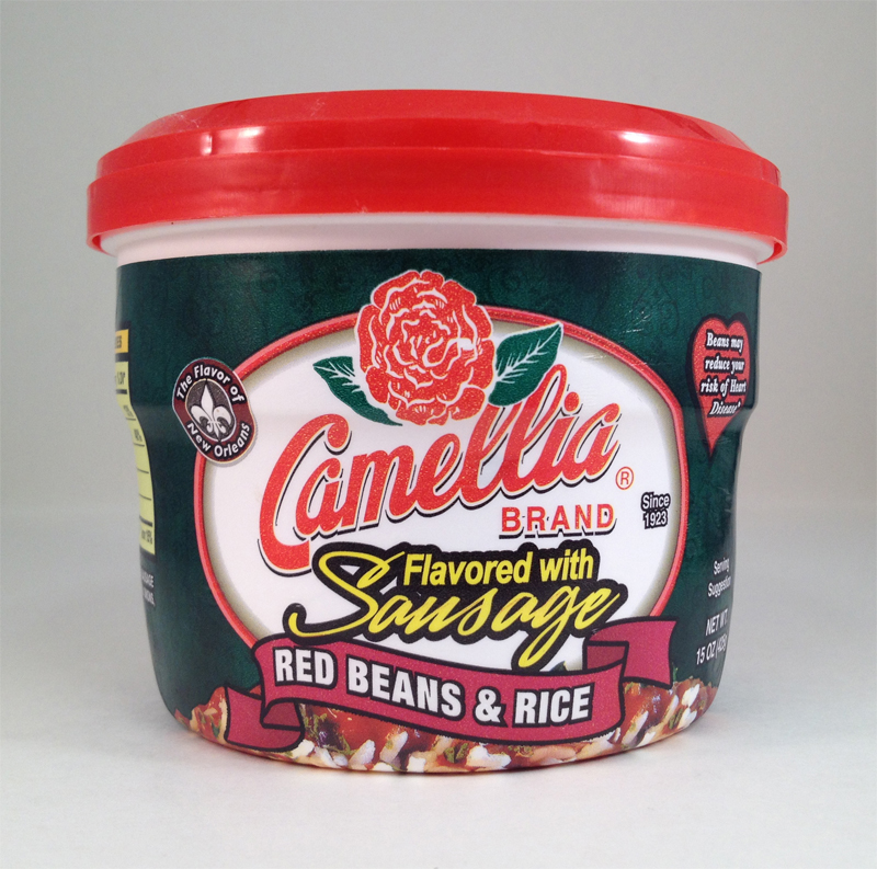 Camellia Product Packaging Sausage and Beans